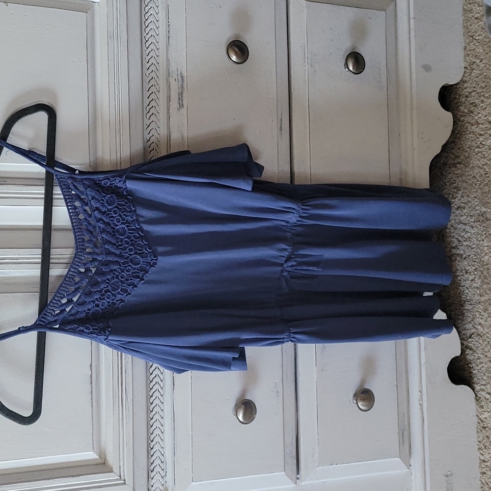 Mudd Cold Shoulder Romper Shorts